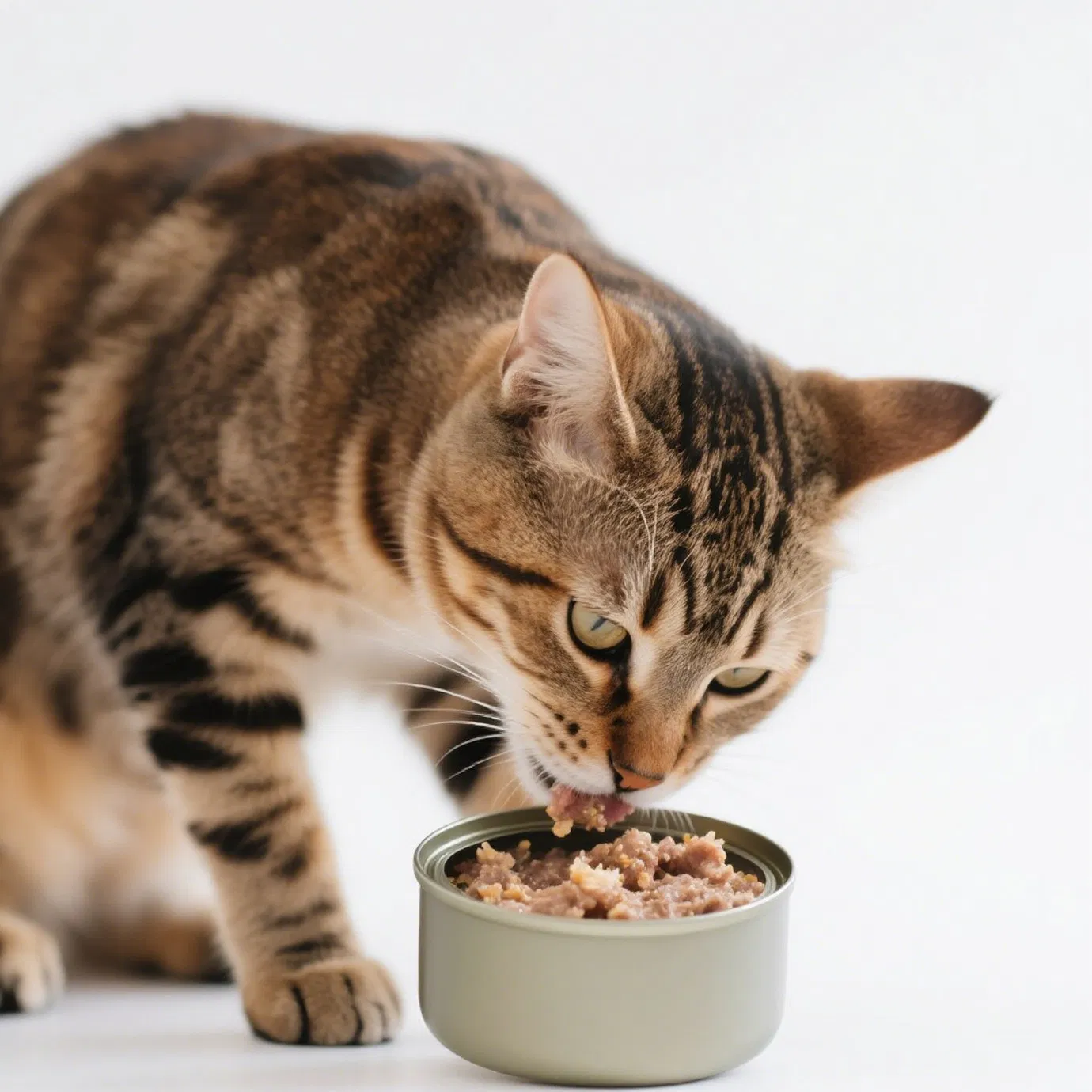 Desarrollo personalizado de comida húmeda nutritiva de pollo enlatada para gatos y gatitos, fuente de producción de fabricantes generales