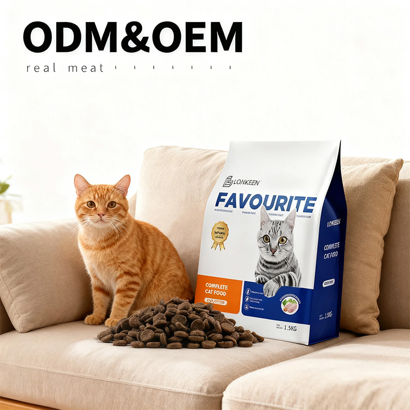 Comida seca para gatos adultos para huesos fuertes, buena salud, mejor visión