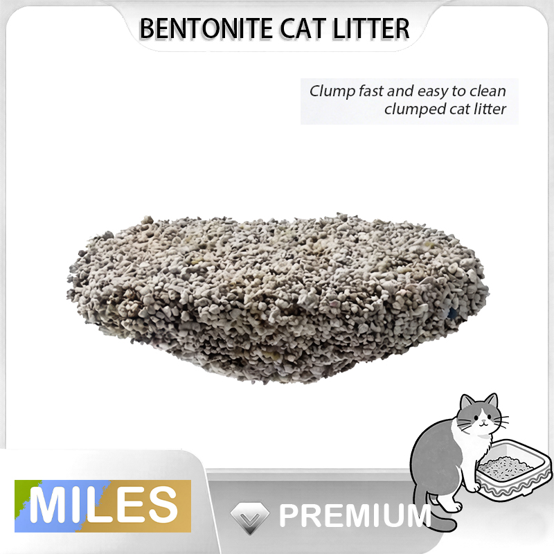 Arena para gatos de bentonita ecológica biodegradable para uso en el hogar
