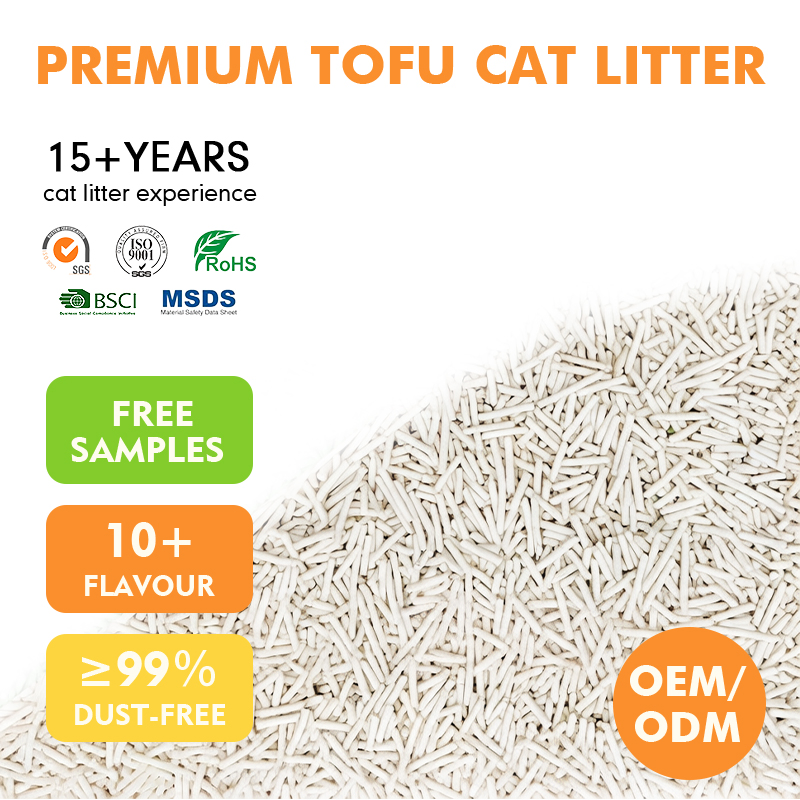 Arena para gatos Safe Tofu Litter, solución ecológica para la limpieza de mascotas