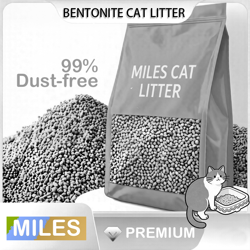 Arena de Bentonita de Bajo Polvo para Gatos