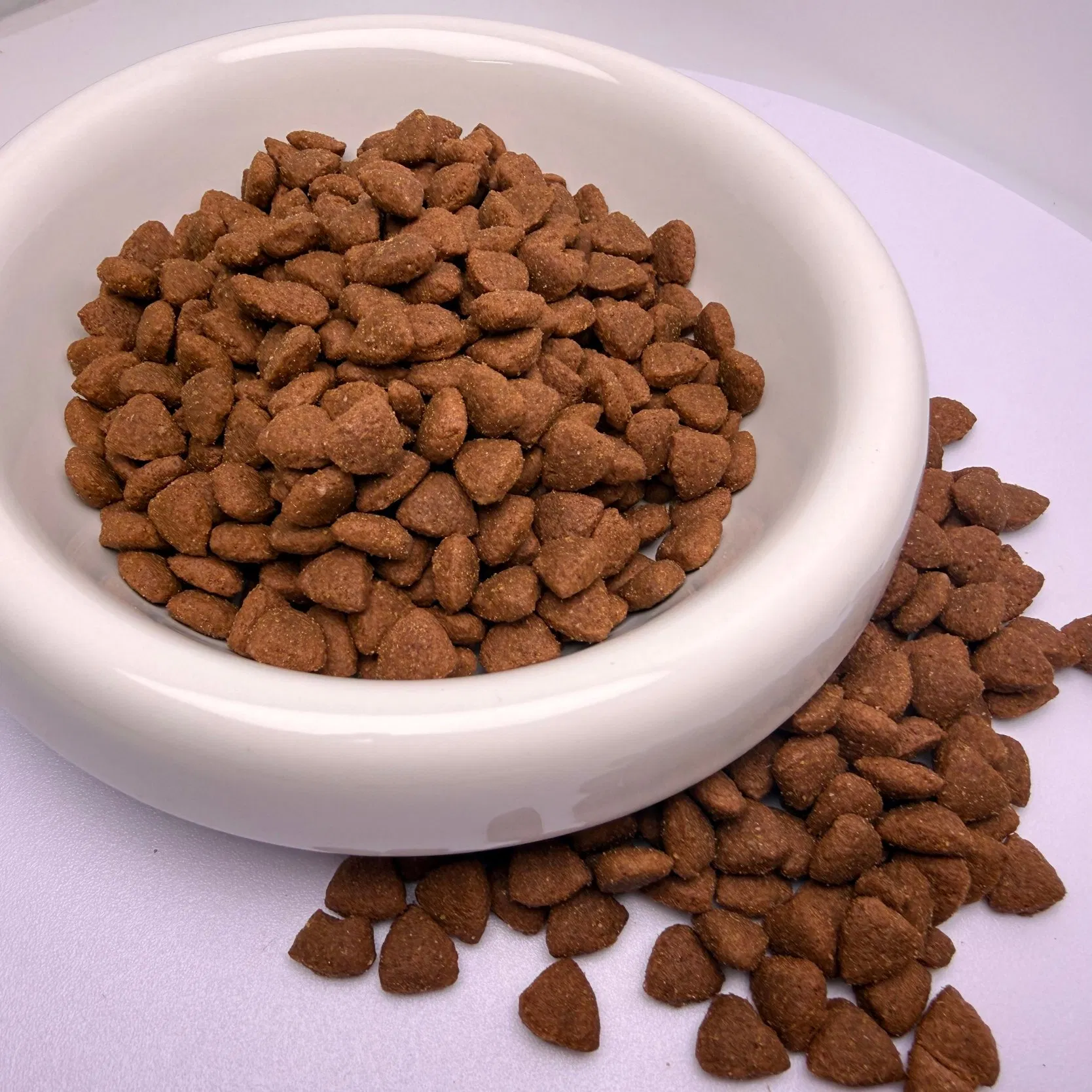 Alimento seco rojo de alta energía para gatos que satisface las necesidades diarias de actividad de las mascotas felinas adultas