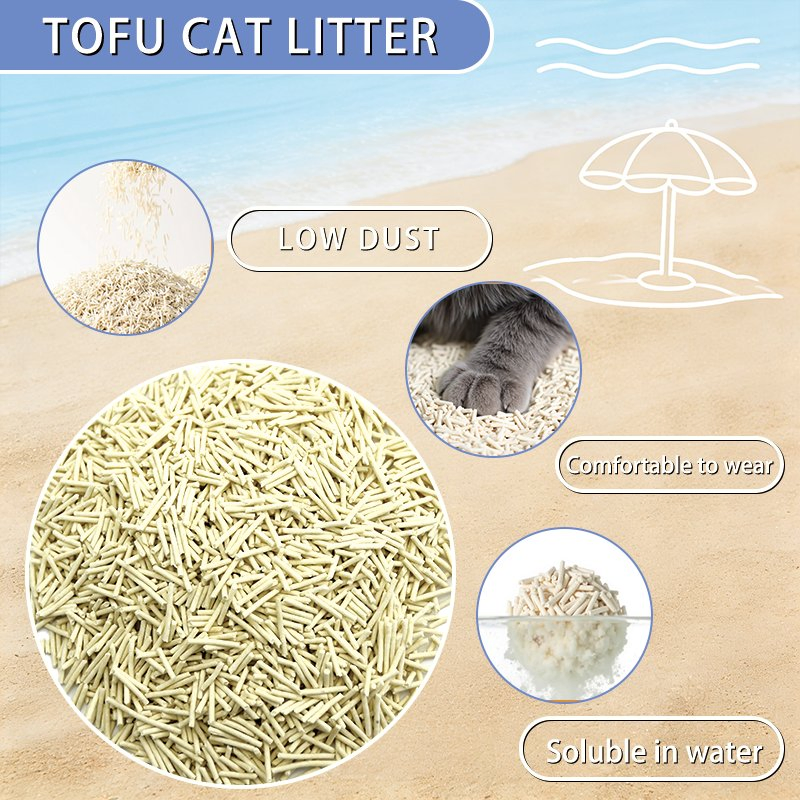 Venta al por mayor de fábrica de arena para gatos personalizable, arena para gatos de tofu, arena para gatos de bentonita, arena para gatos de yuca, arena para gatos de gel de sílice, arena para gatos mixta
