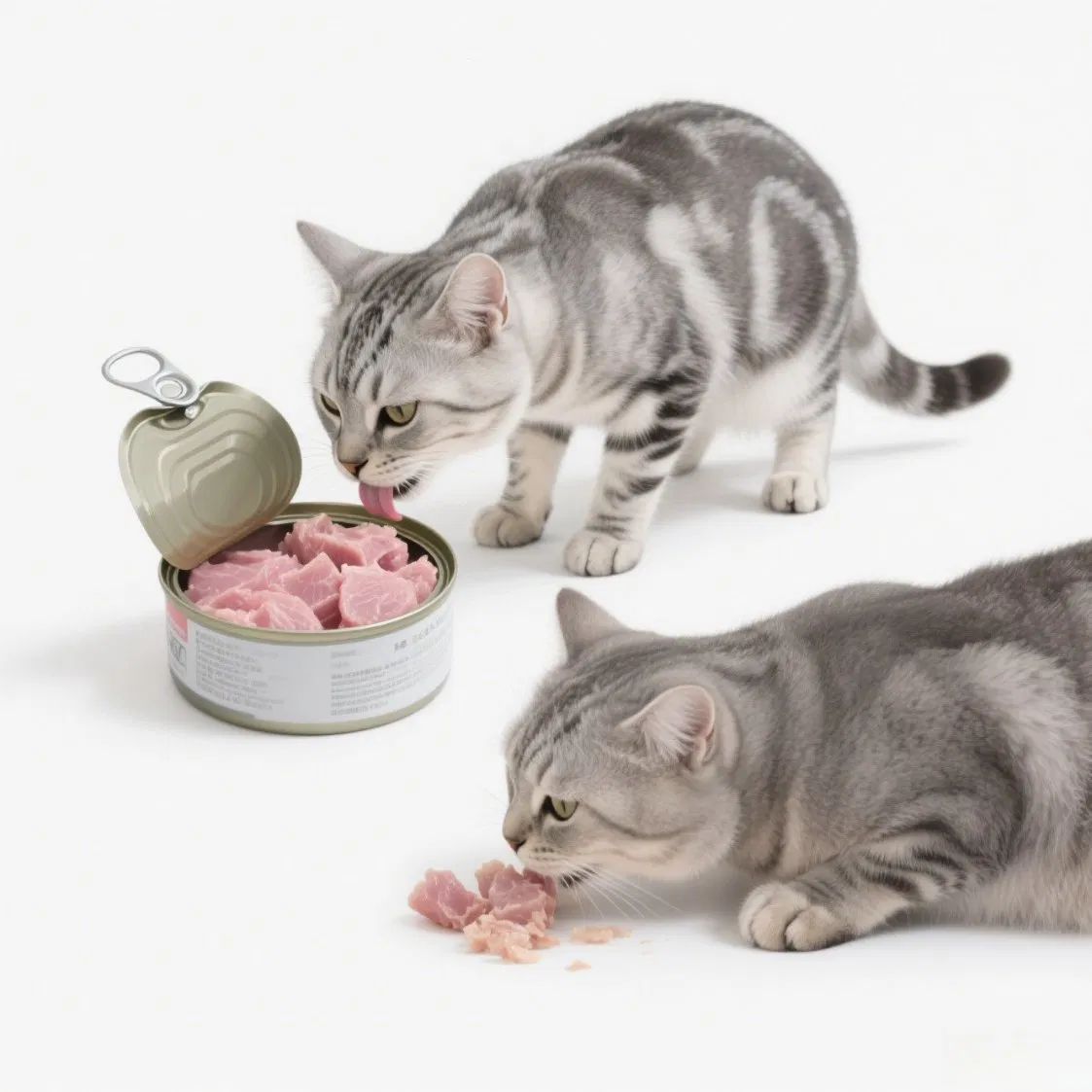 Proveedor de China 185g Comida enlatada básica de carne blanca para engorde de gatos, golosinas enlatadas para gatos, comida húmeda para gatos
