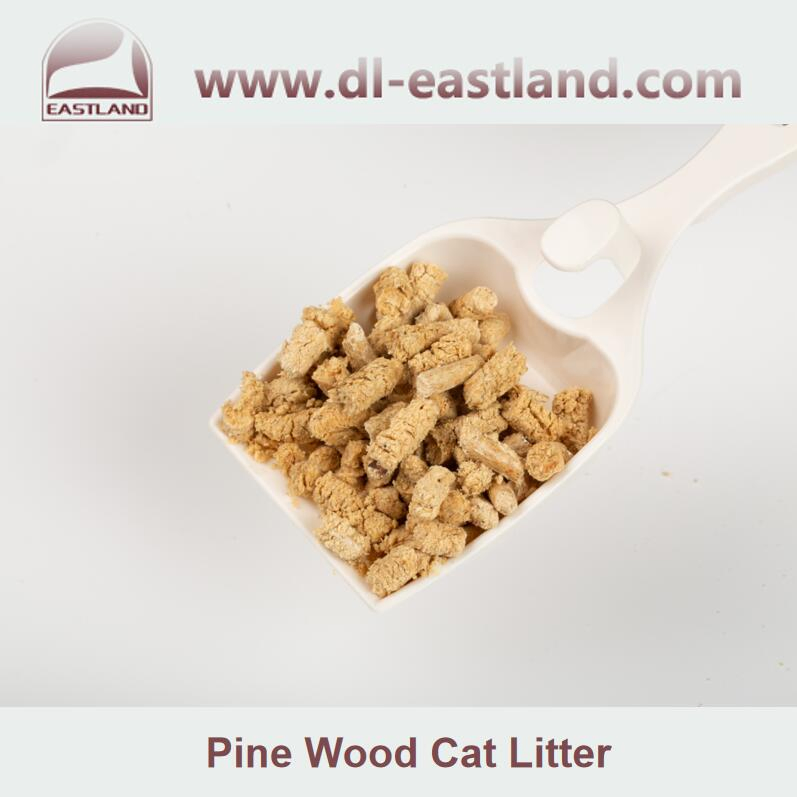 Fácil de manejar, duradero, arena para gatos de madera de pino
