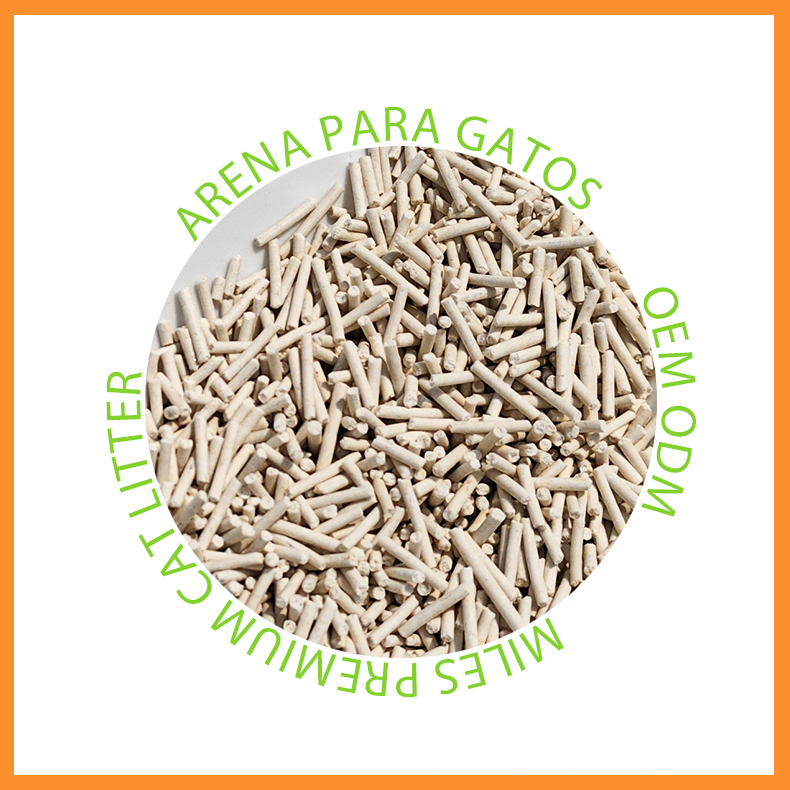 Arena para gatos de tofu natural: segura, absorbente, biodegradable