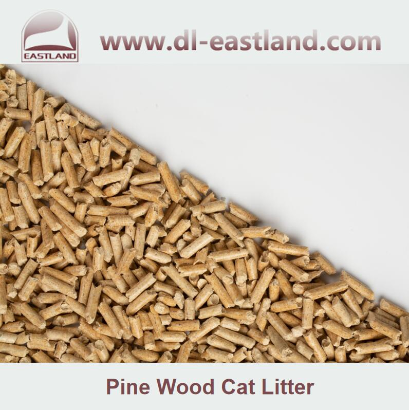 Fácil de manejar, duradero, arena para gatos de madera de pino
