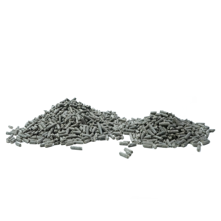 Lecho para gatos de carbón de madera de pino a granel, no aglomerante, con super fuerte absorción de olores, 100% natural