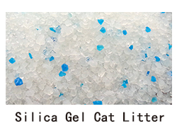 Venta al por mayor Eco Amigable 1-8mm Granular No Agrupante Gel de Sílice Cristal para Gatos