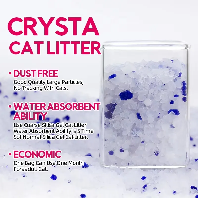 Arena para gatos cristal 2