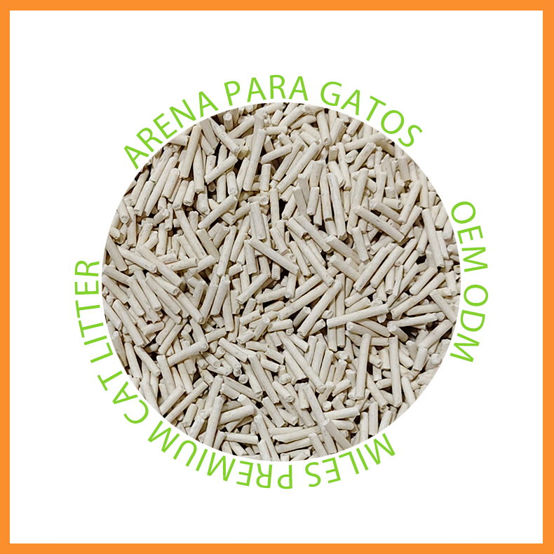 Arena para gatos de tofu natural: segura, absorbente, biodegradable