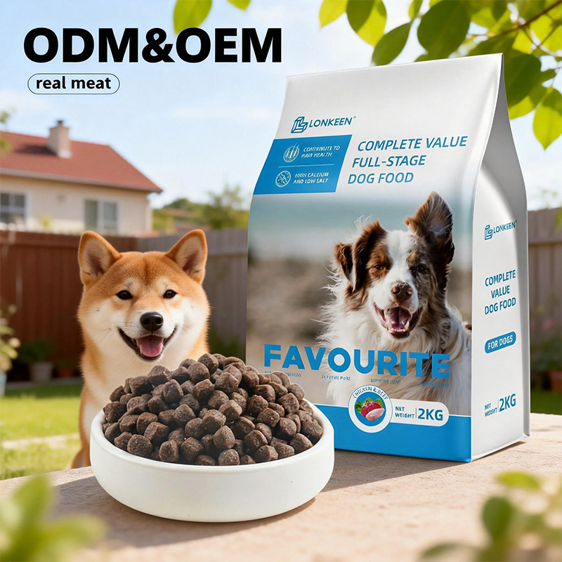 Comida seca para perros de pescado fresco, alta en proteínas y libre de granos con sabor a carne de res 500g