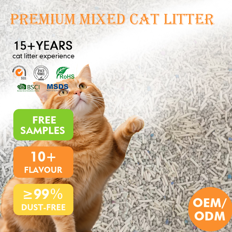 Arena Premium de Bentonita y Tofu con Fragancia para Gato