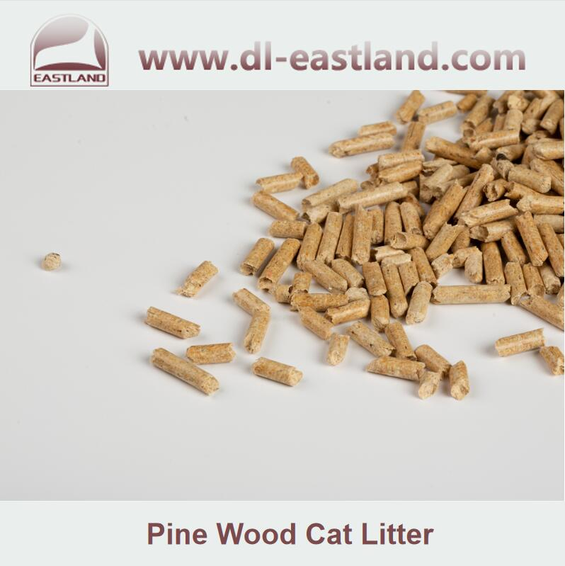 Fácil de manejar, duradero, arena para gatos de madera de pino