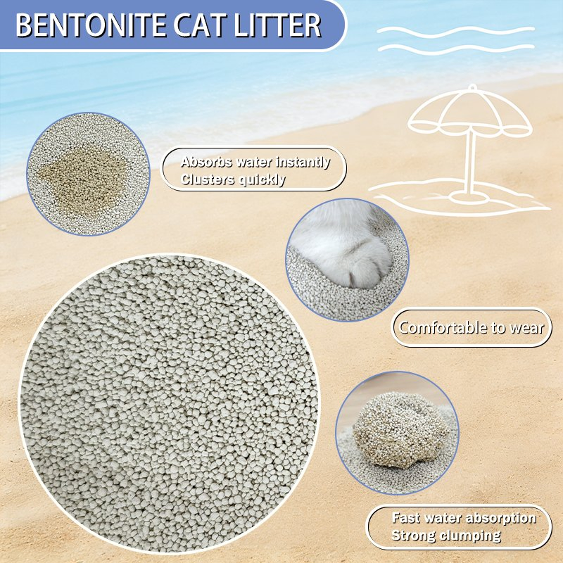 Venta al por mayor de fábrica de arena para gatos personalizable, arena para gatos de tofu, arena para gatos de bentonita, arena para gatos de yuca, arena para gatos de gel de sílice, arena para gatos mixta