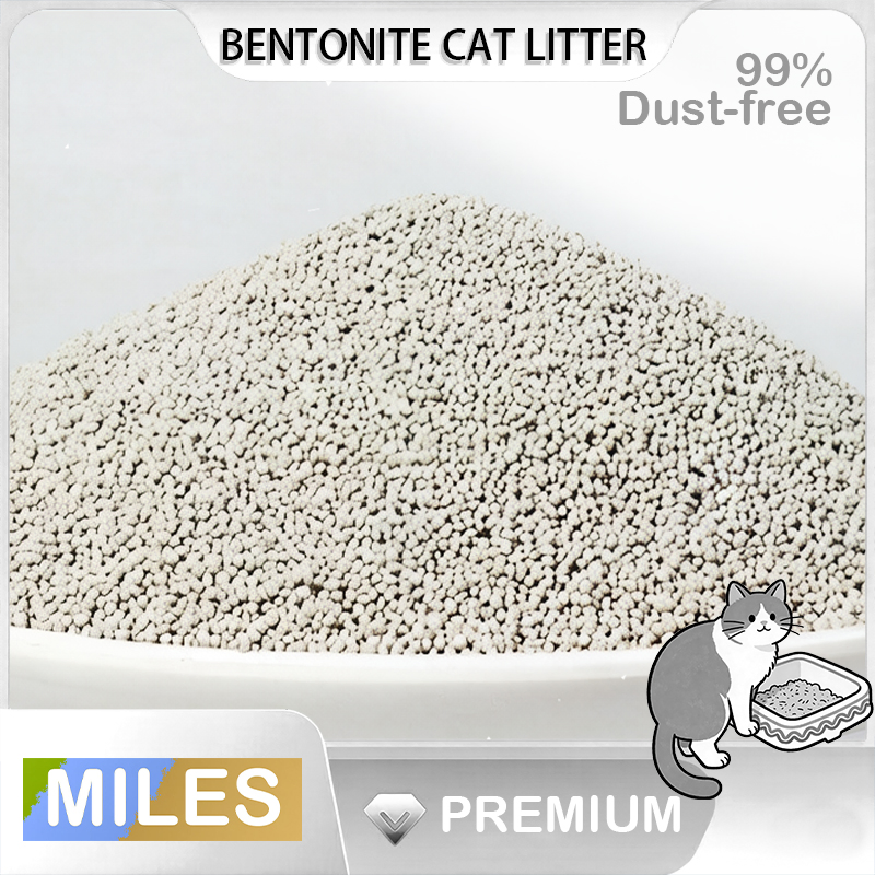 Arena para gatos de bentonita ecológica biodegradable para uso en el hogar
