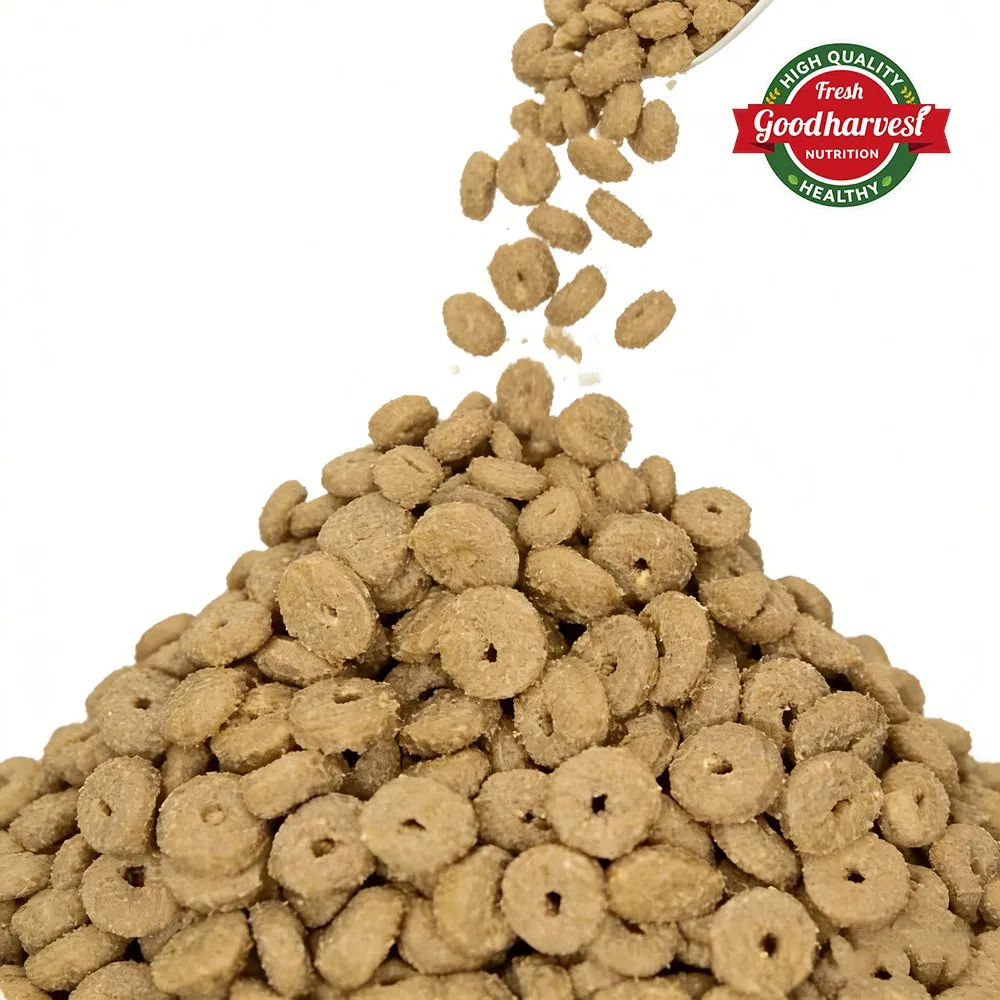 Alimento seco natural alto en proteínas con dieta equilibrada para adultos y gatitos