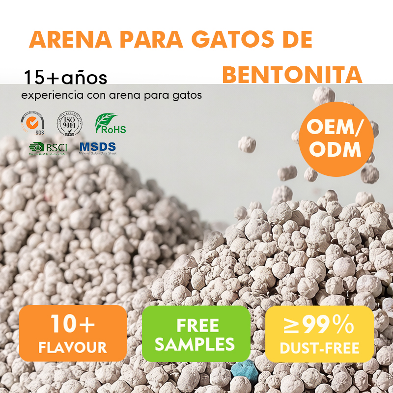 Muestra gratuita de arena para gatos precio económico bentonita cassava tofu gato arena