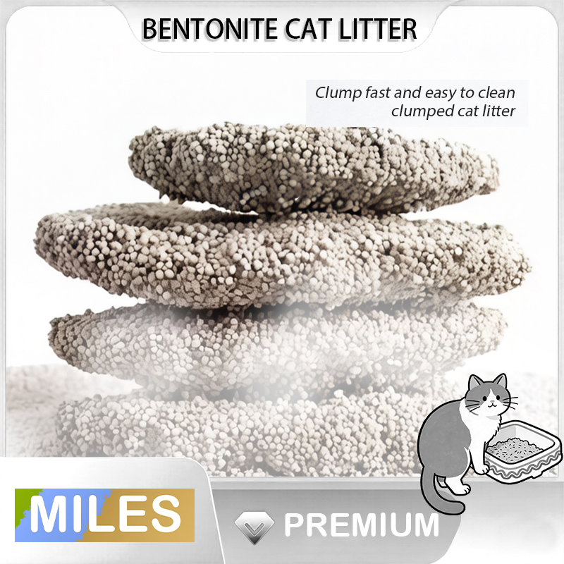 Arena de Bentonita de Bajo Polvo para Gatos