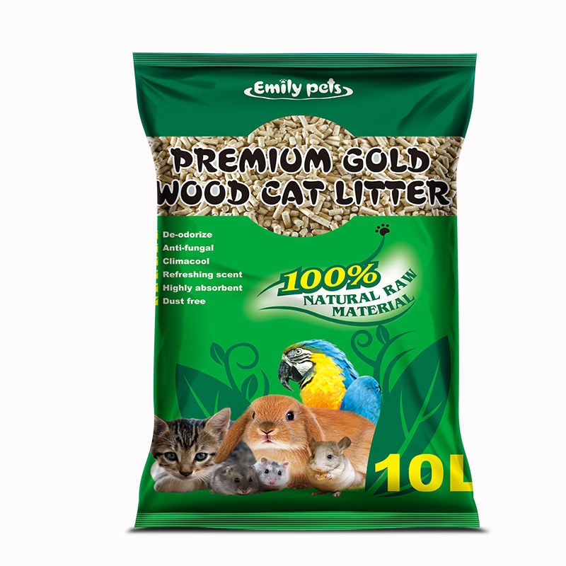 Control de Olores con Carbón Activado Arena para Gatos de Madera de Pino Sin Polvo