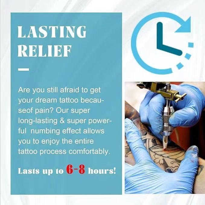 Crema para tatuajes Tk 10g que se debe usar antes de tatuar