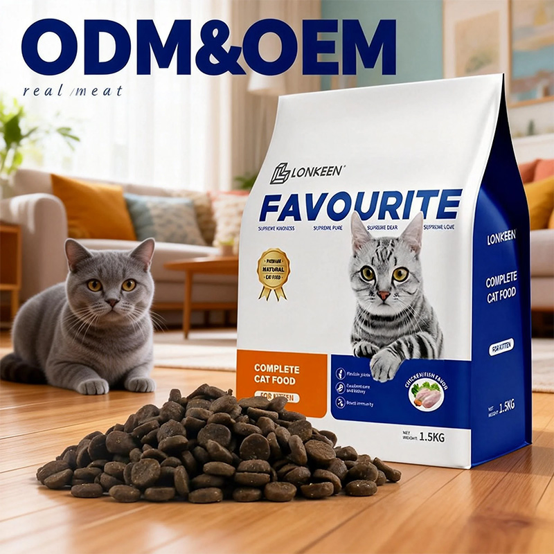 Comida seca para gatos adultos para huesos fuertes, buena salud, mejor visión