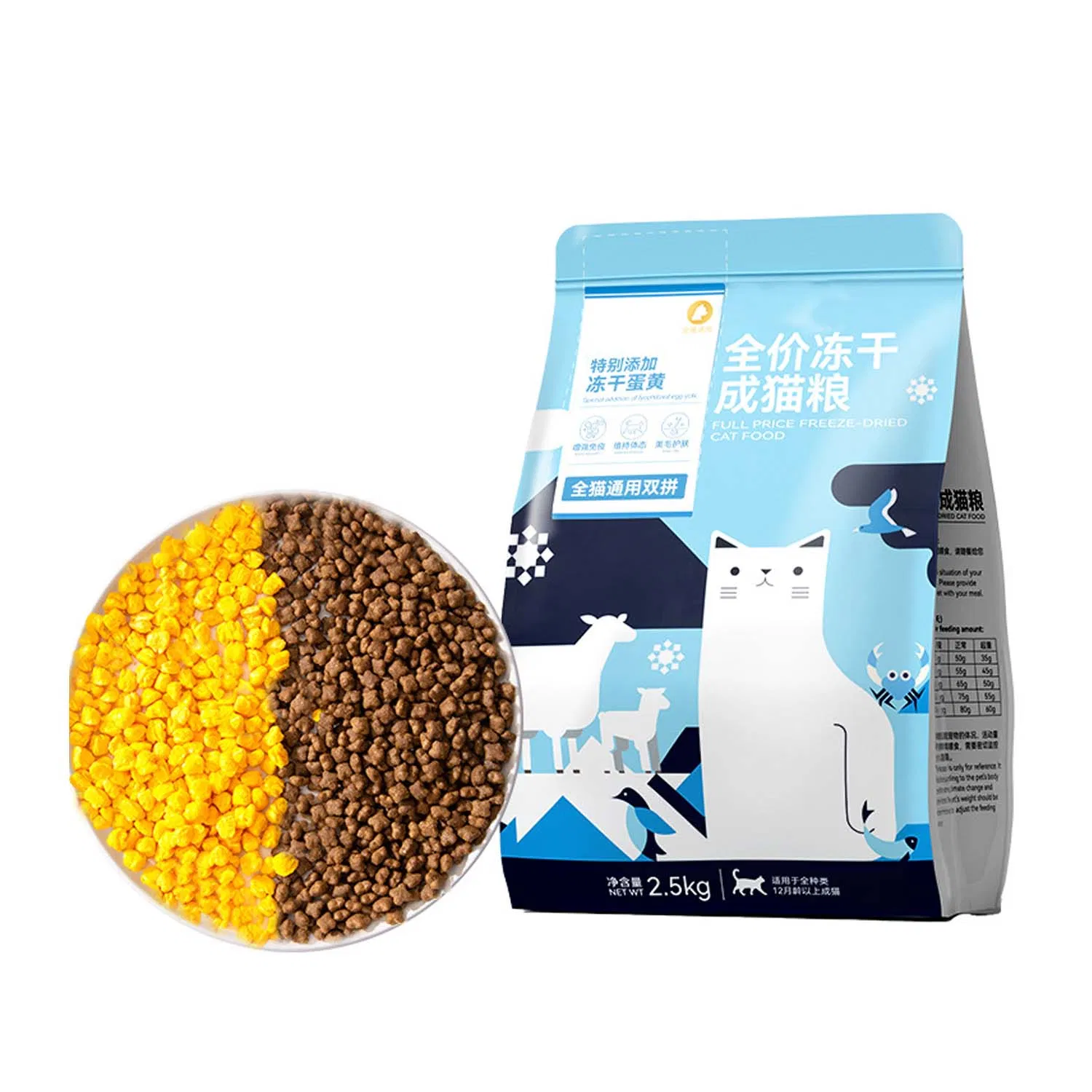 Comida seca para gatos cachorros natural saludable sin granos