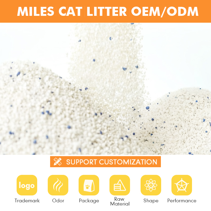 Arena para gatos de yuca biodegradable y flushable con aroma original