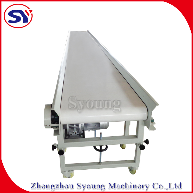 Polyester Conveying Belt Rubber Conveyor System with Emergency Stop