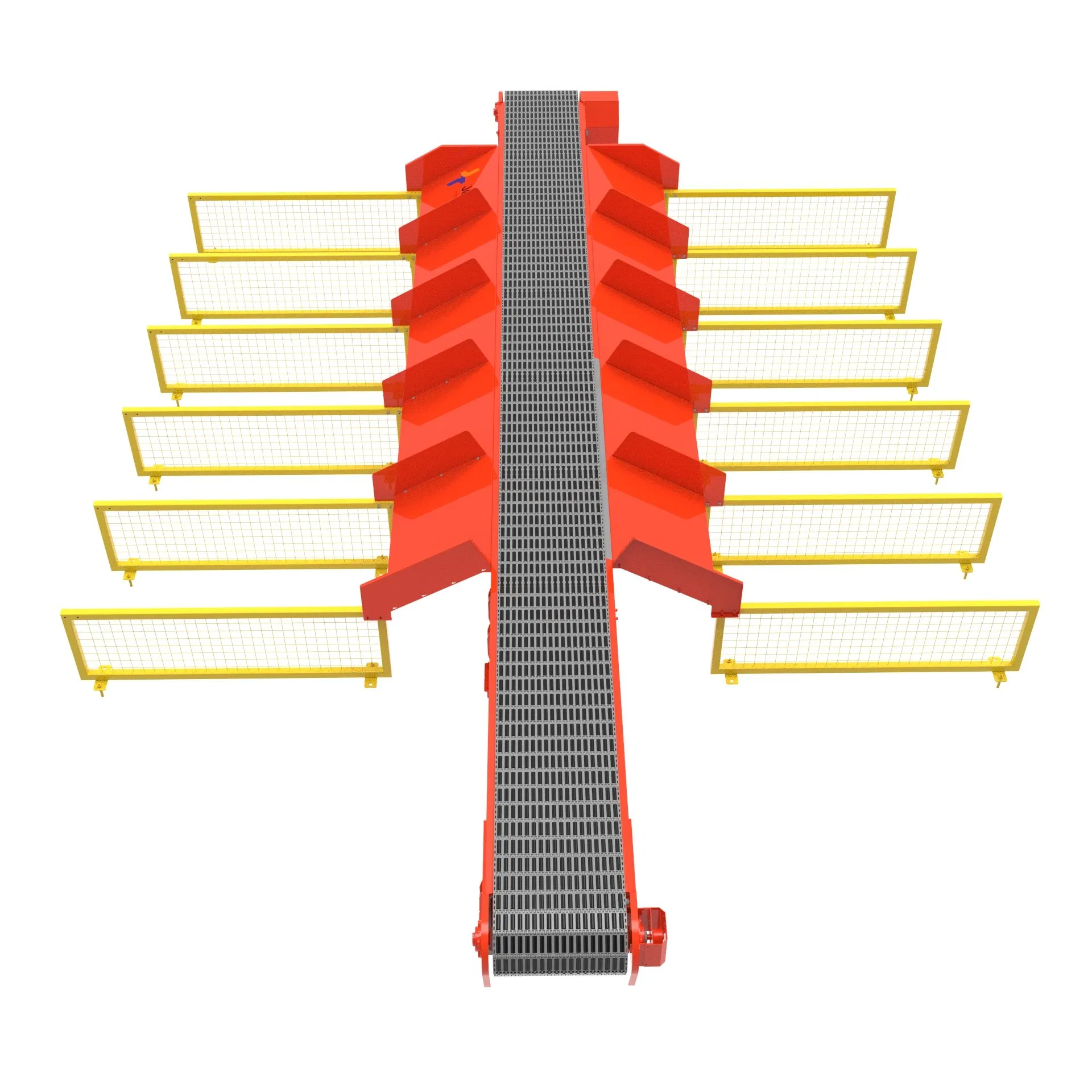 High - Speed Flat Belt Conveyor Warehouse Equipment Conveyor System Sorting Machine for Express Sorting Center Dws