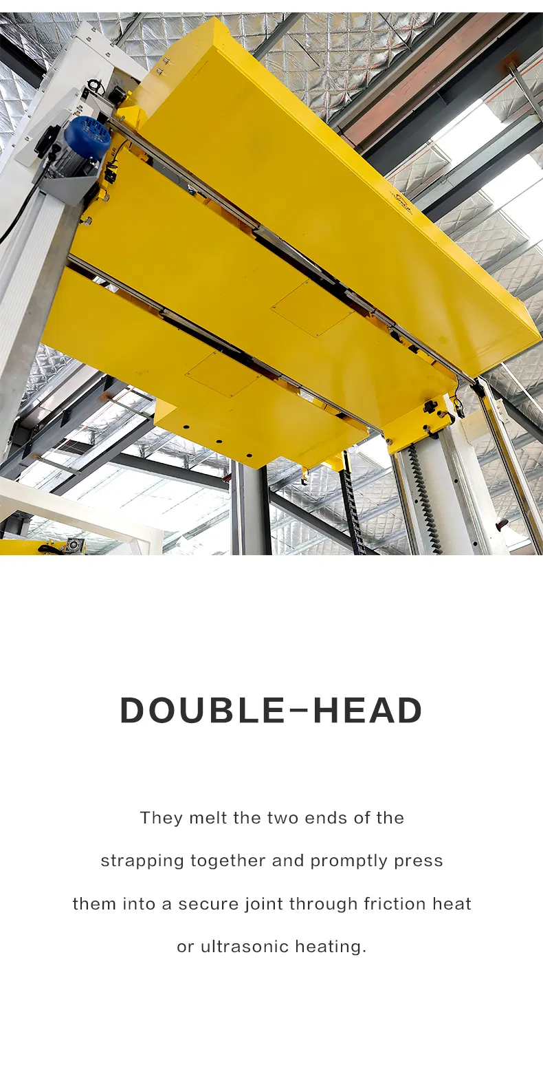 End of Line Corrugated Board Packaging System with Automatic Strapping and Conveyor Integration