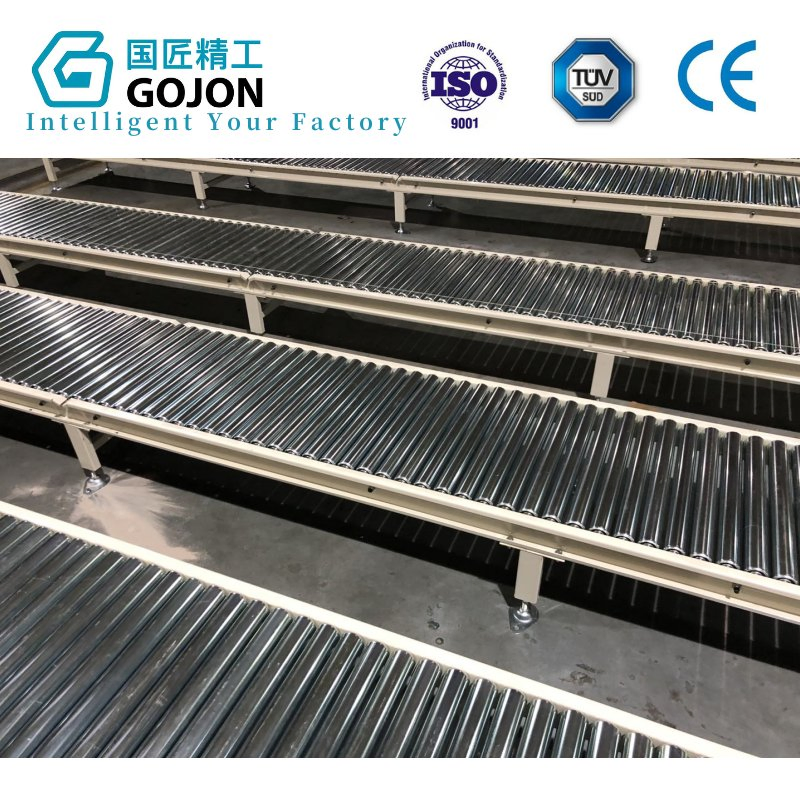 Carton Box Driven Roll Conveyor Portable Gravity Roller Conveyor System for Flexible Workshop Application