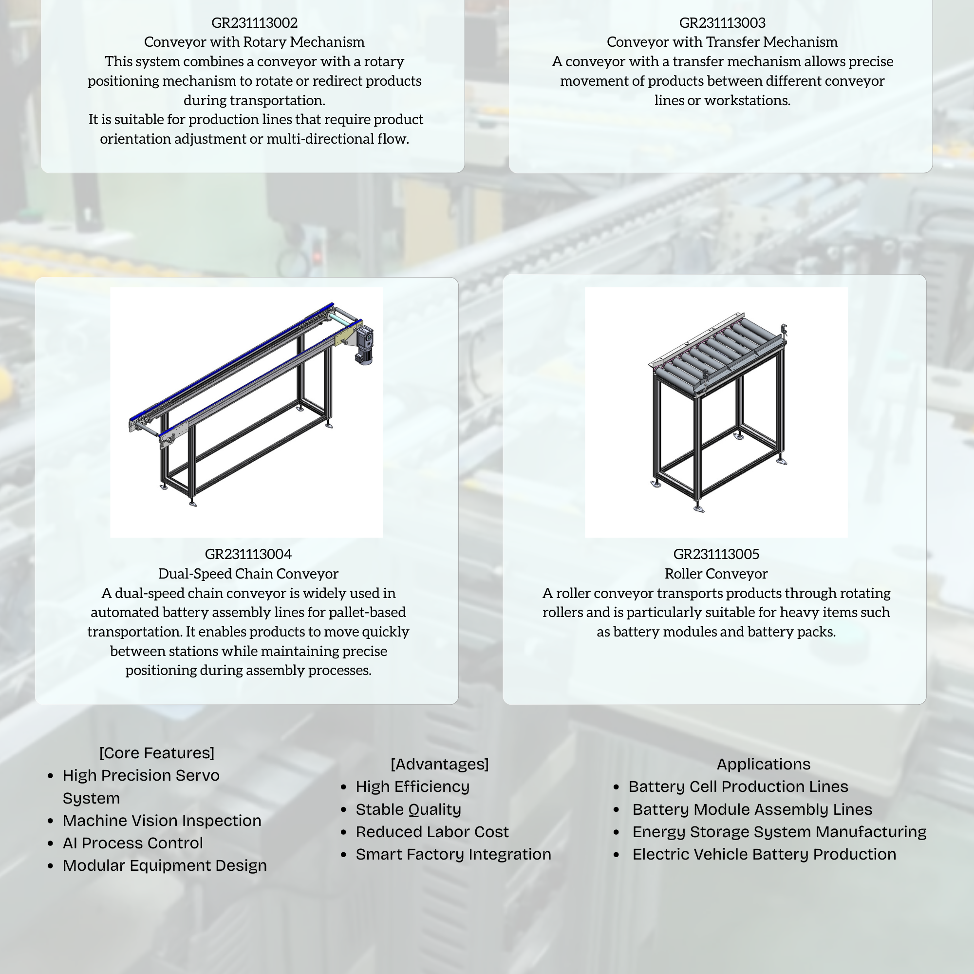 Stainless Steel Conveyor Systems