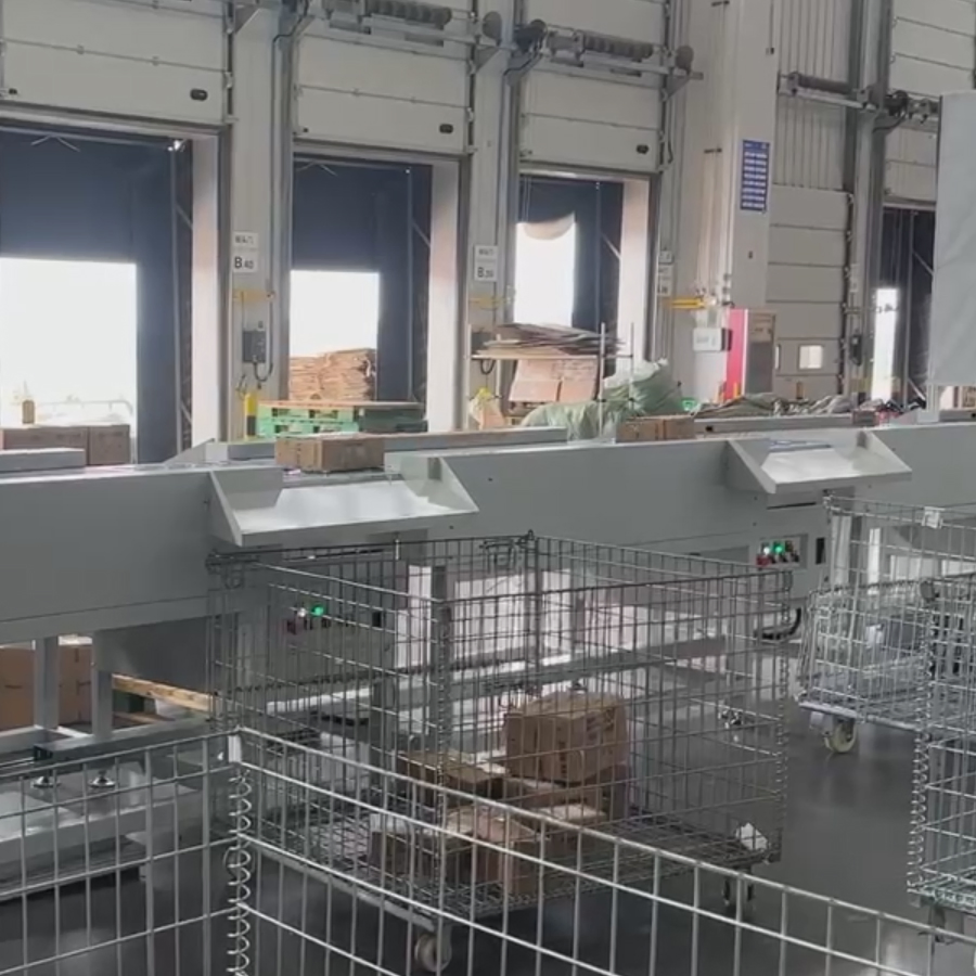 Sorting System Parcel Conveyor Sorter Warehouse Parcel Sorting System Balance Wheel Sorter