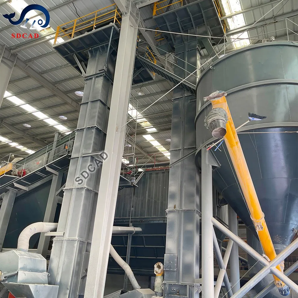 Vertical Lift System with Ring Chain for Heavy Duty Particle Handling Applications