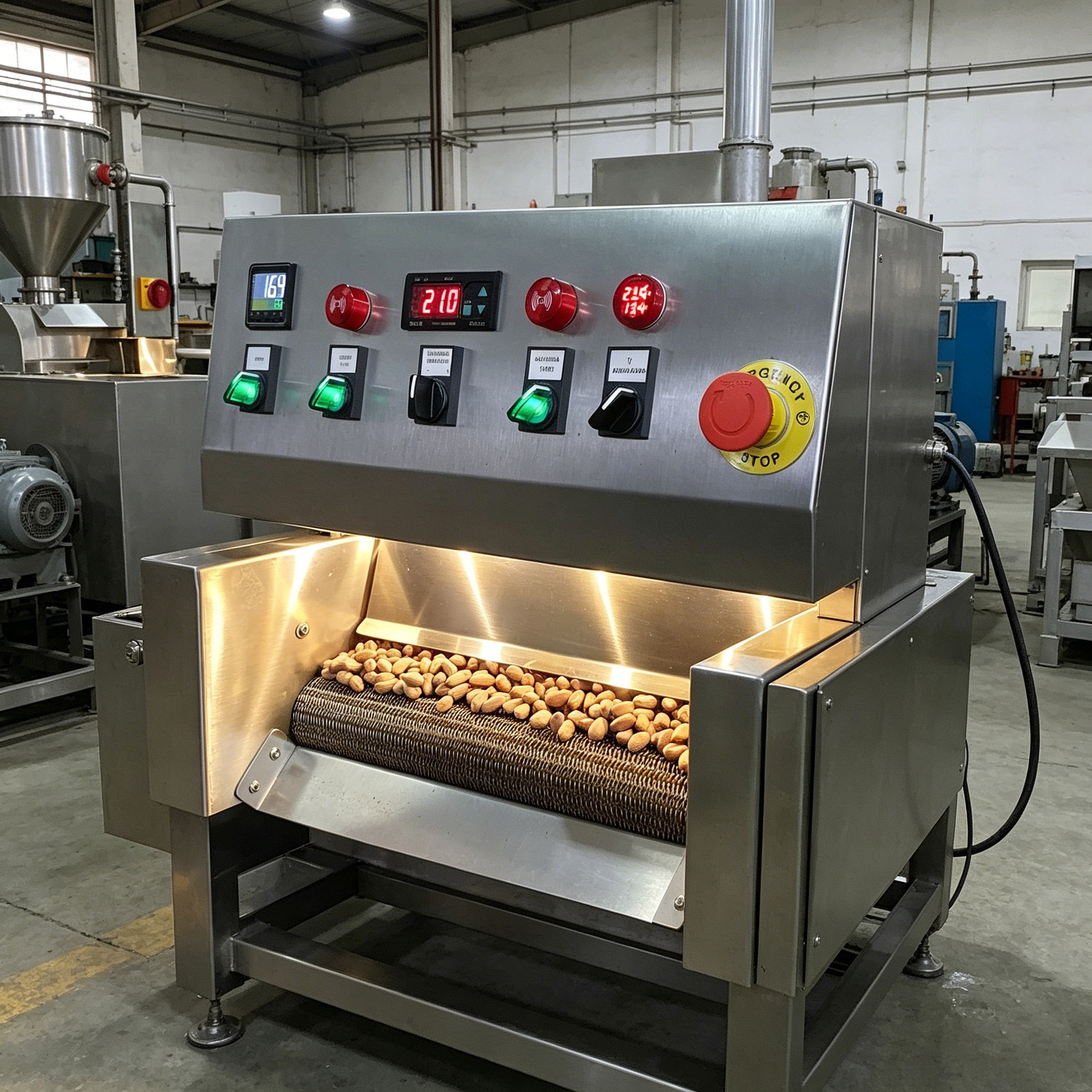 Heavy Duty Chain Driven Mesh Conveyor Belt Breathable Structure For Automated Industrial Material Handling System