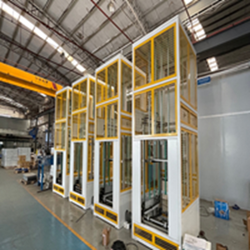 Industrial 10k Electric Freight Elevator Automatic Panel Control Heavy Duty Lift Conveyor Generate Freight Ladder Lift Conveyor