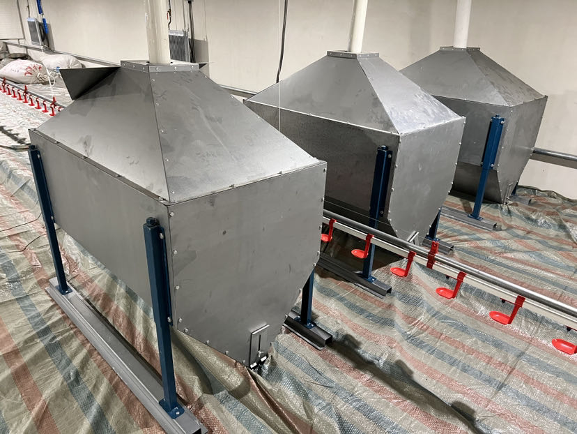 Agriseo High Quality Breeder House Feeding Equipment with Corner Wheel Conveyor Chain System for Efficient Poultry Nutrition Management