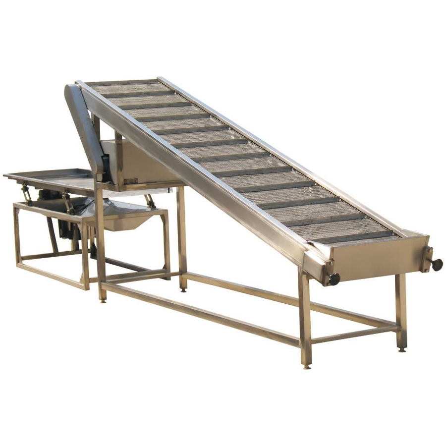 Flexconvey Z Type Inclined Conveyor for Food&amp;fruit Manufacture Inclined Modular Belt Conveyor System
