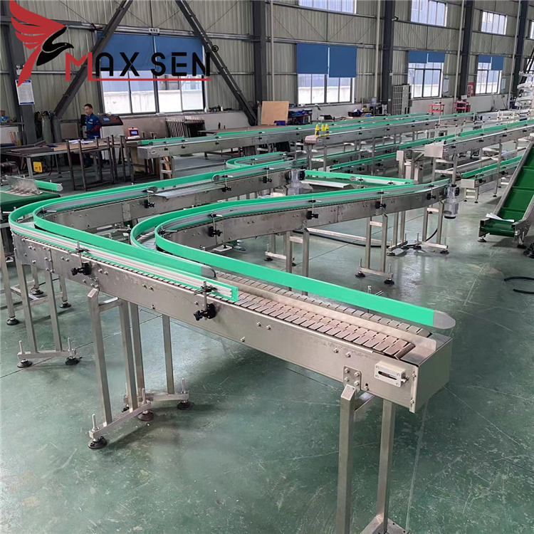 High Quality Top Chain Conveyor Plastic Belt Conveyor System for Light Industry