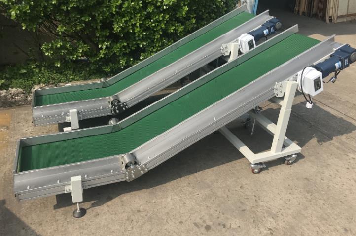 Original Factory Oem Automated Conveyor System Z Type Inclined Climbing Belt Conveyor With Divide For Bulk