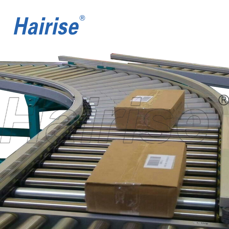 Hairise Stainless Steel Roller Conveyor System for Logistic Sorting Line Wtih ISO&amp; CE &FDA Certificate