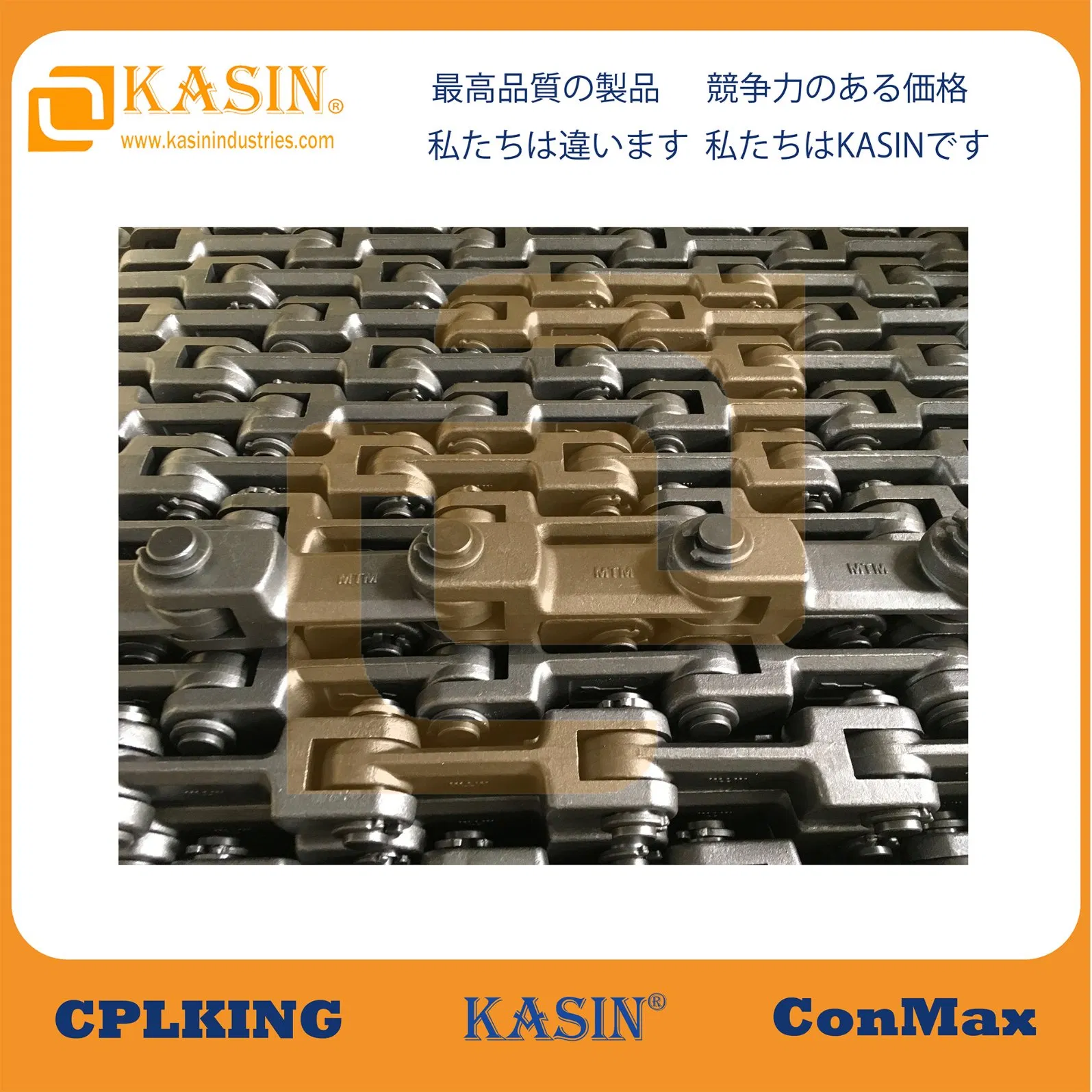 Drop Forged Flight Chain Standard Series 12534 for Different Conveyor Systems