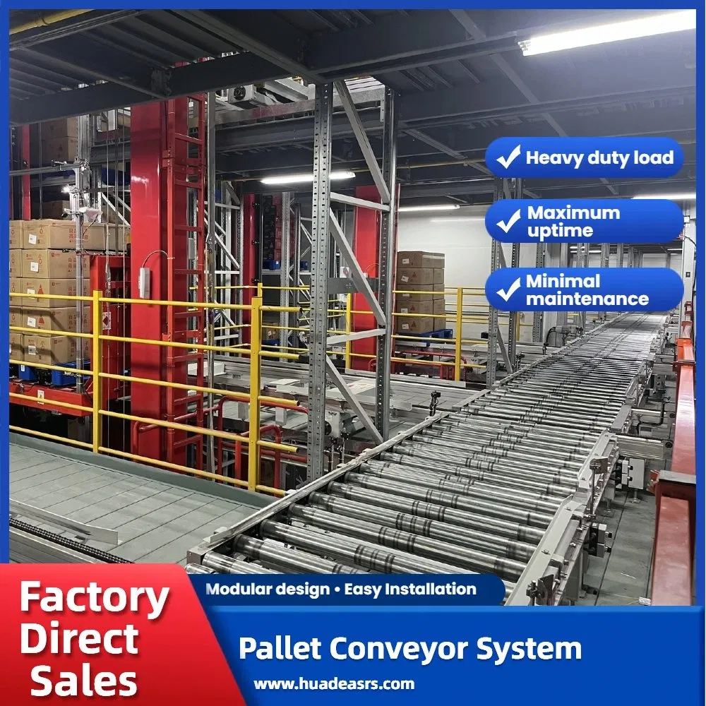 Heavy Load Handling Pallet Conveyor System for Asrs System