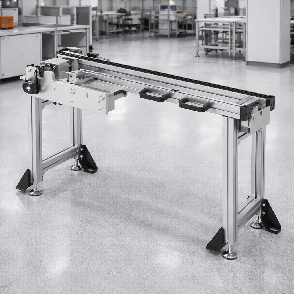 Multi-Lane Timing Belt Conveyor System Modular Aluminum Profile Conveyor for Automation Lines