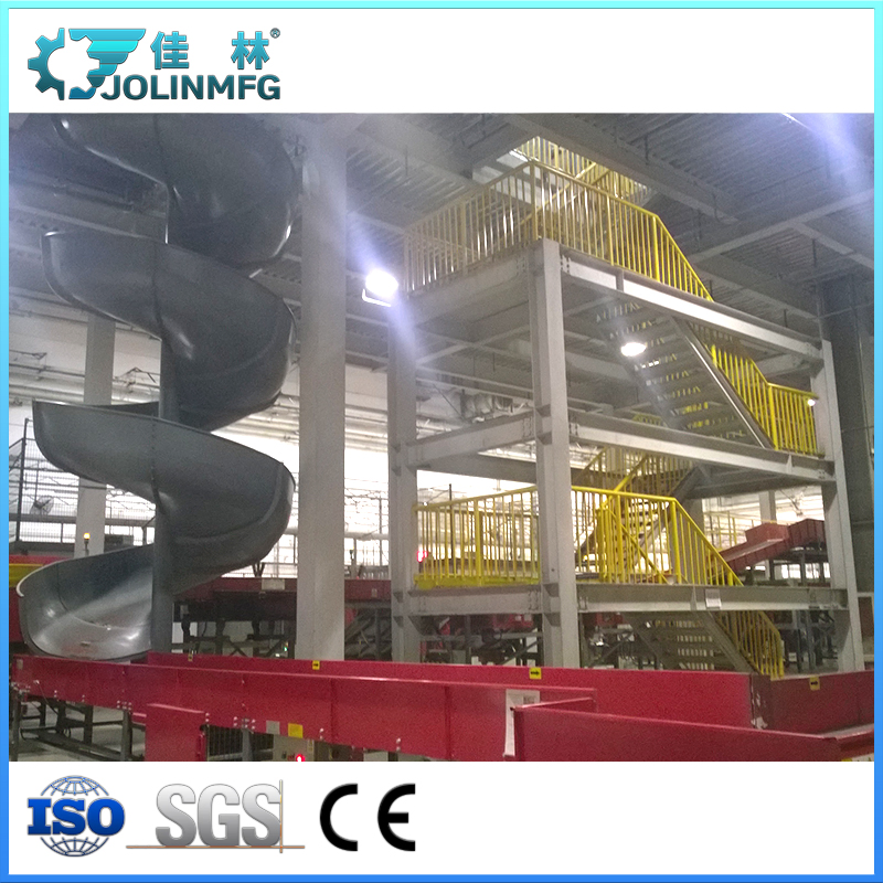 High Speed Parcel Sorting Rubber Belt Conveyor System