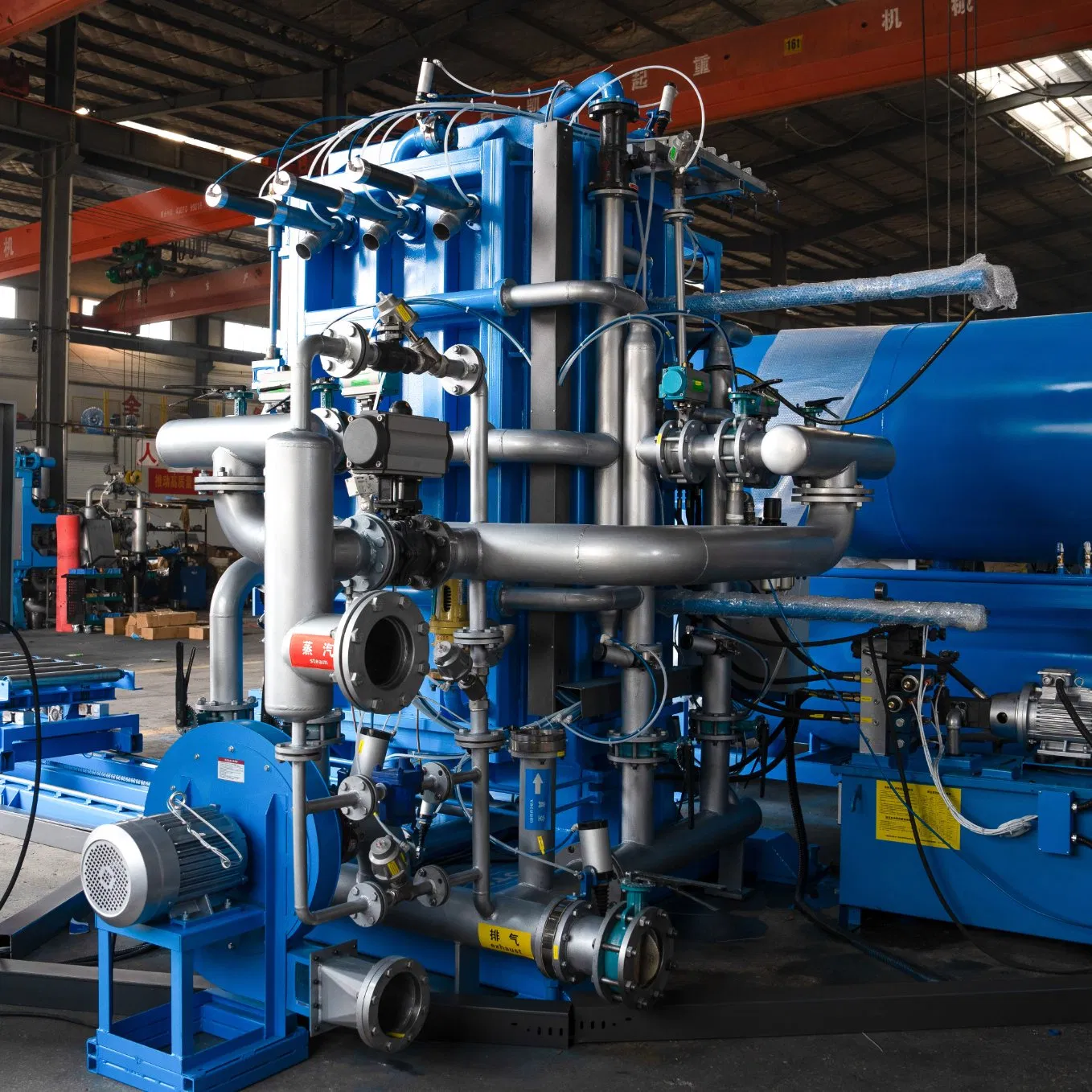 Turnkey EPS Vertical Block Production Line with Vacuum System and Conveyor (Installation Service)