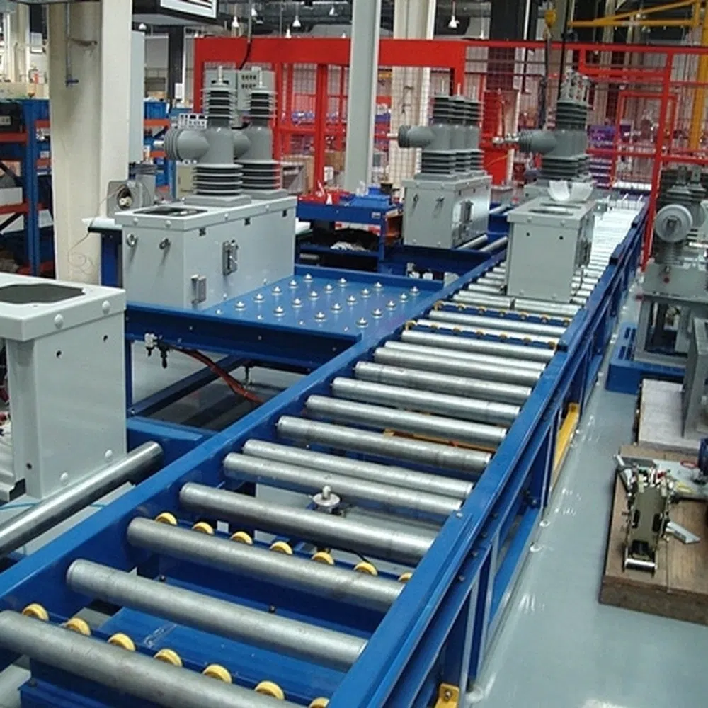 Strong Carrying Capacity Dust-Proof Design Custom Automated Warehouse Roller Conveyor Line