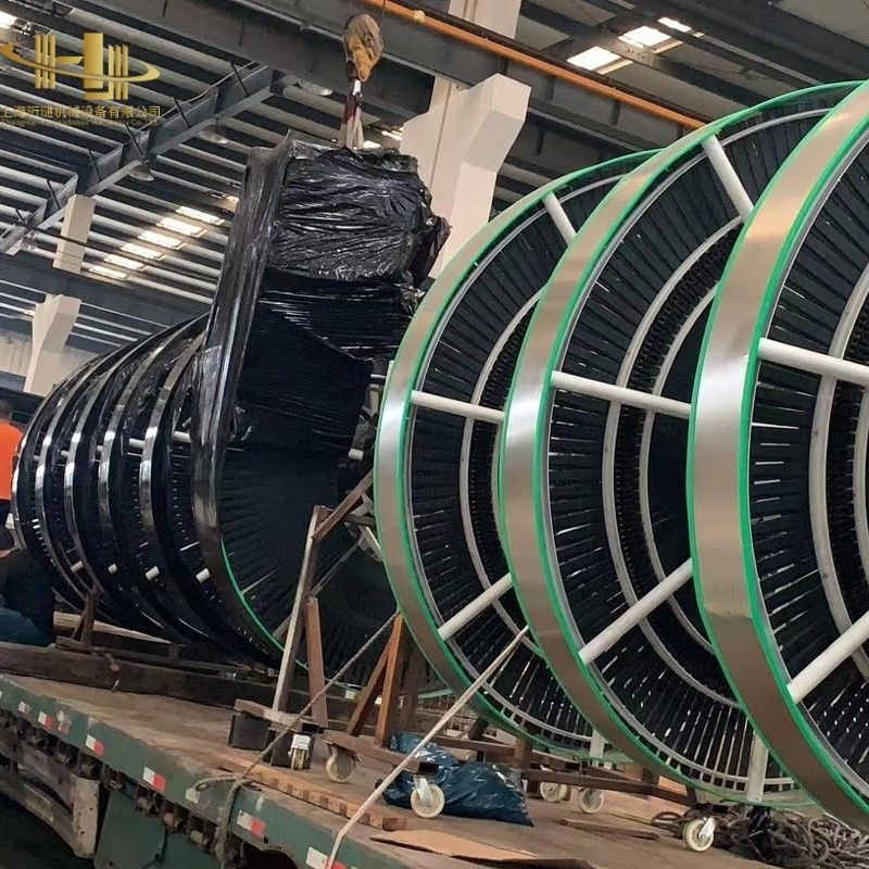Vertical Spiral Lift Conveyor System for Box Transfer and Warehouse Line Operations