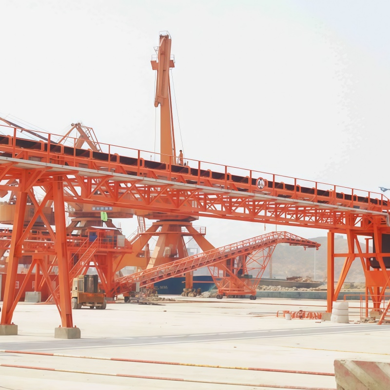 Customized Systems Mobile Belt Conveyors Flexible Industrial Inclined Belt Conveyors